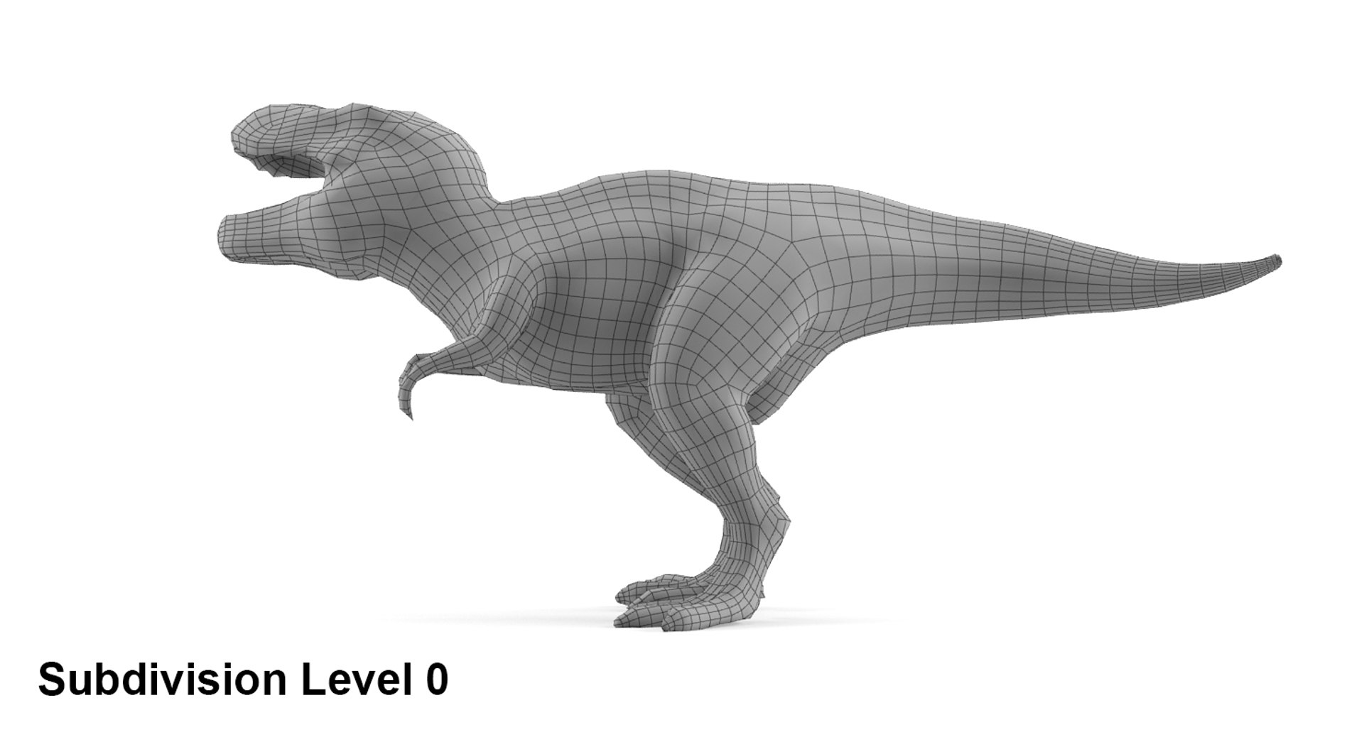 T-rex Animation C4d