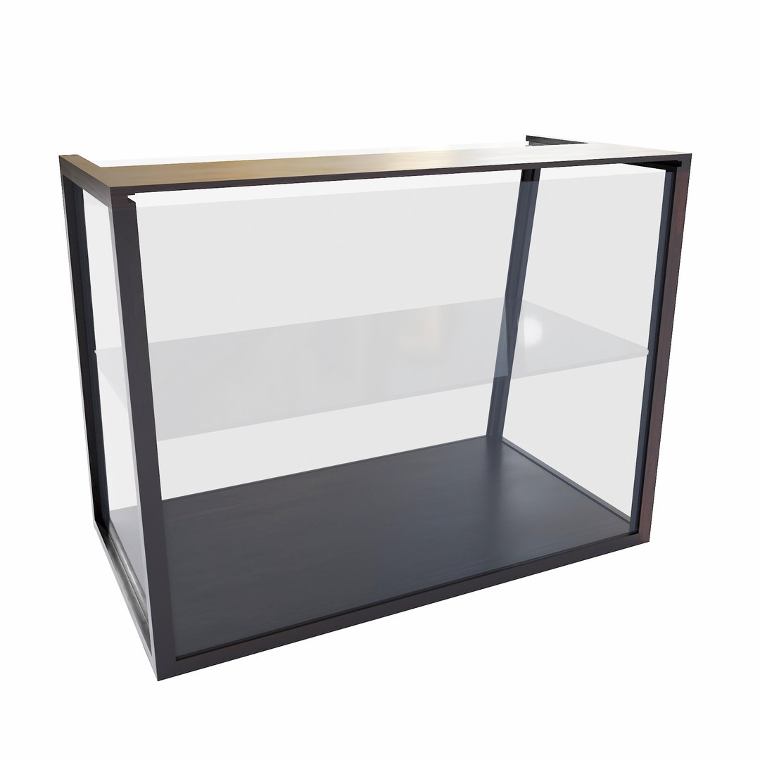 3D Model Glass Display Cabinet 3d Model - TurboSquid 2413806
