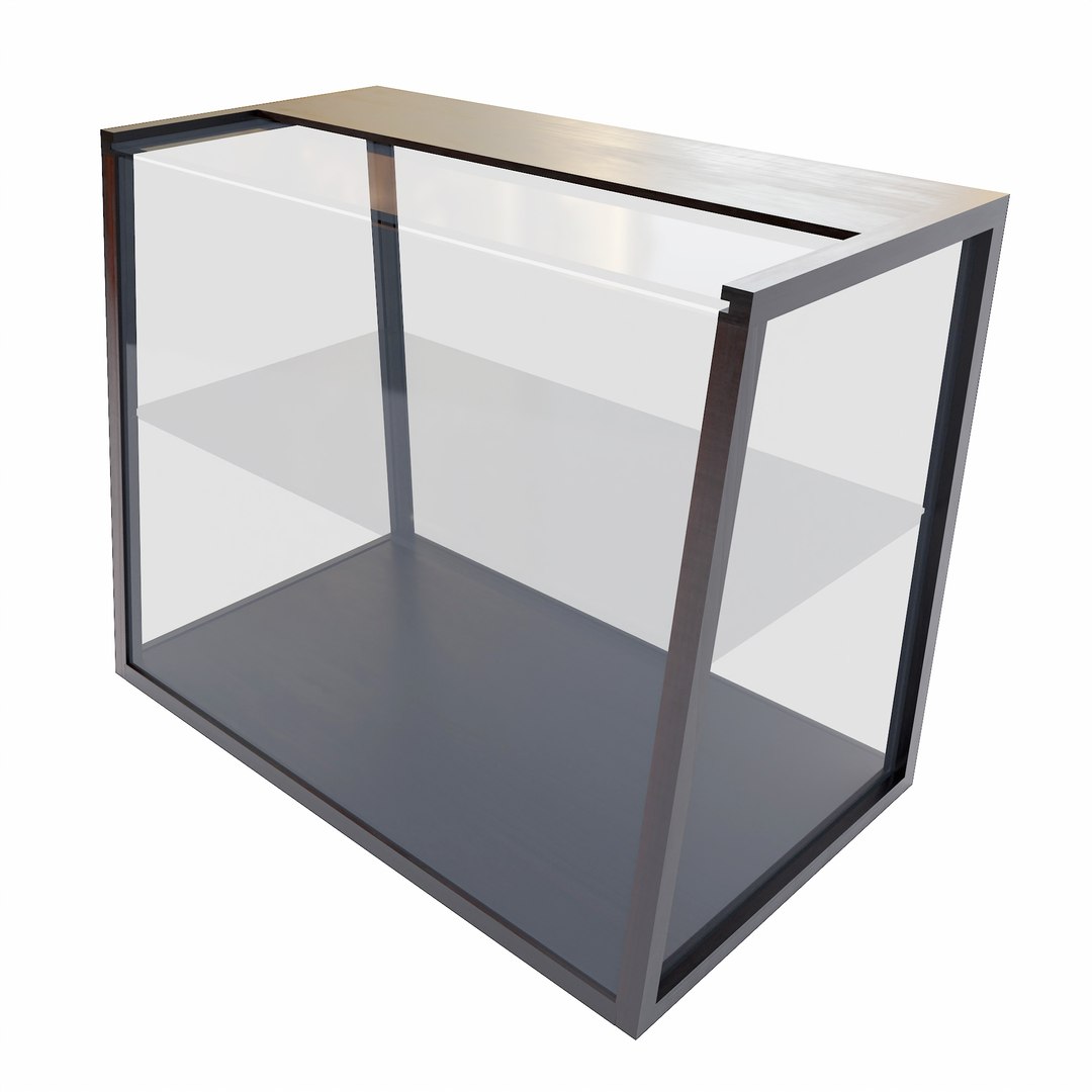 3D Model Glass Display Cabinet 3d Model - TurboSquid 2413806