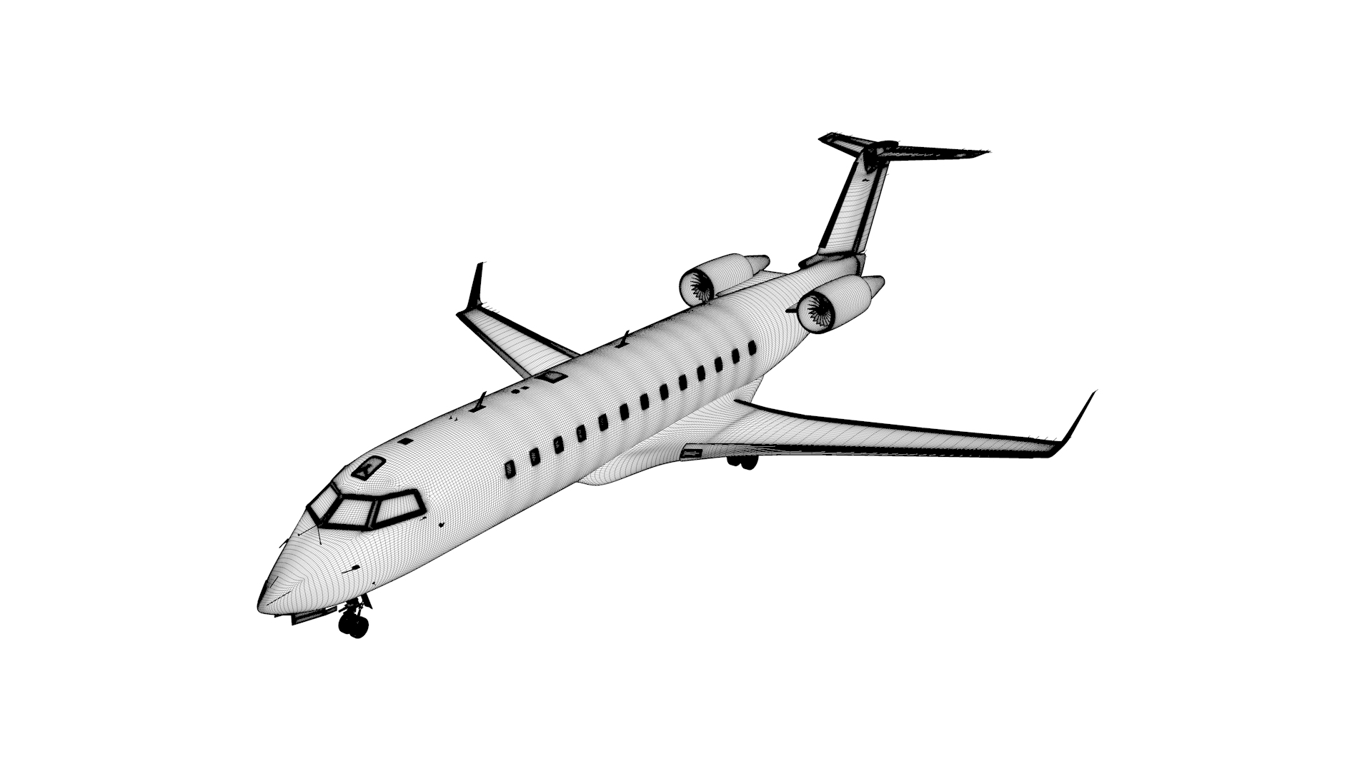 Air Wisconsin United Airlines 3D TurboSquid 1616444