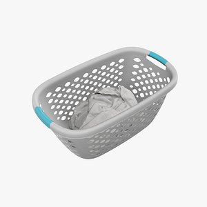 3D Plastic Laundry Basket