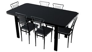 3D Dining Set