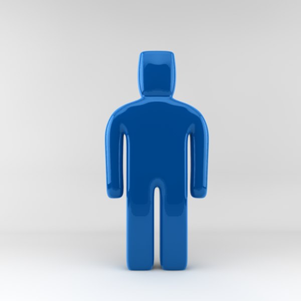 cube man 3d c4d