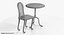 chair table 3D model