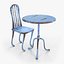 chair table 3D model