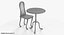 chair table 3D model