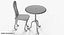 chair table 3D model