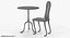 chair table 3D model