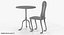 chair table 3D model