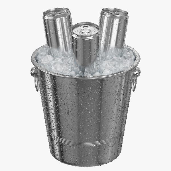 Ice Bucket With 250ML Cans model