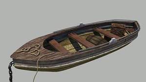 3D wooden boat