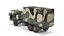 3D model Command and Control Vehicle 50K6 Vityaz Camo