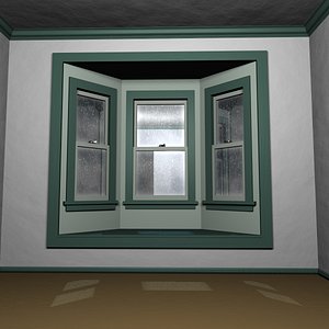 Rain On Bay Window - Animated