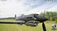Rigged P-40 USA Fighter WW2 PBR