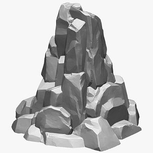 3D 3D Mountain rock Zbrush sculpt