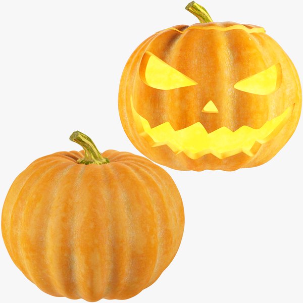 Halloween Pumpkins Collection V1 3D model