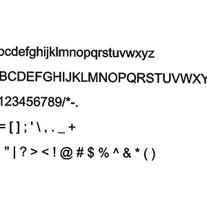 DokChampa font CG CAD data