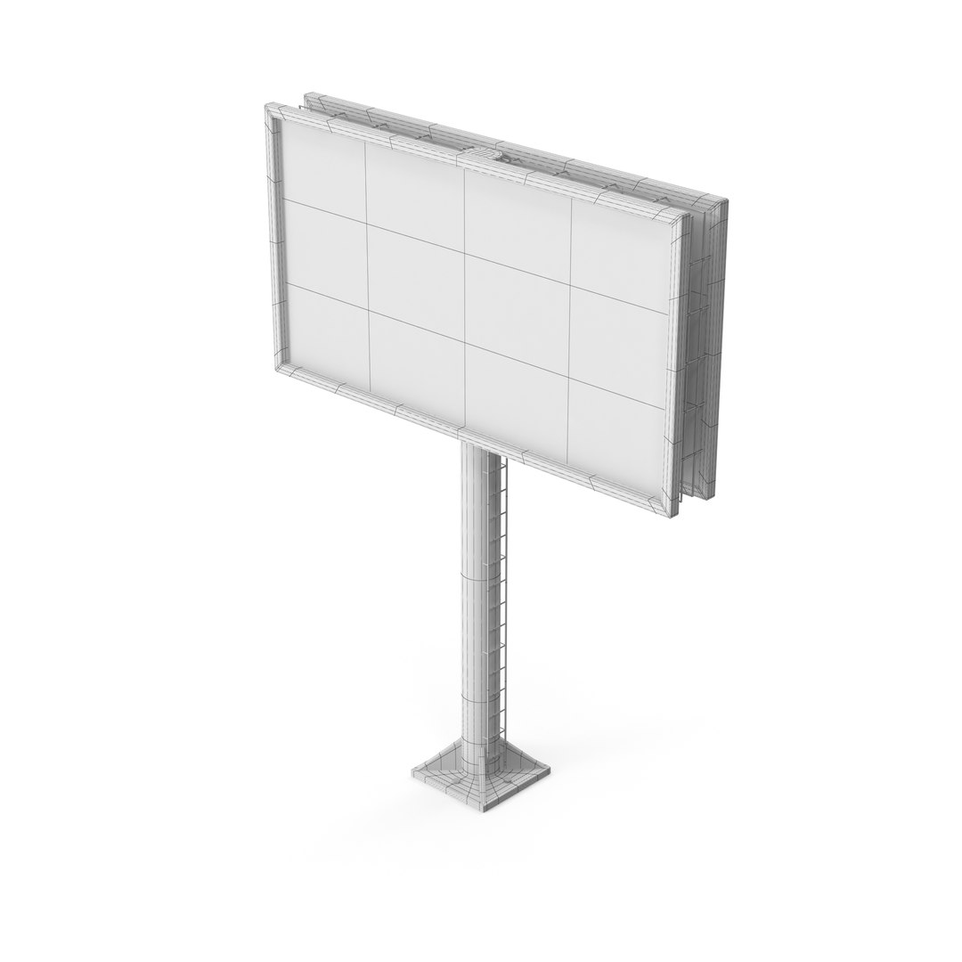 3D Green Billboard Model - TurboSquid 2253764