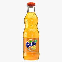 Fanta Drink Glass Bottle
