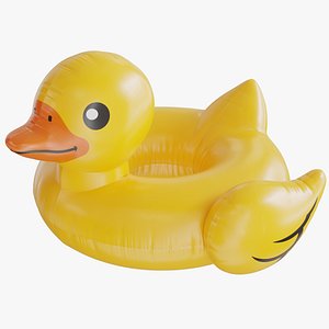 Yellow Duck Pool Float Toy