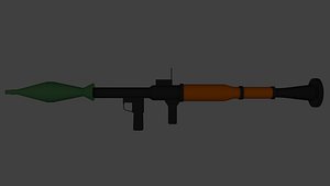 Arma de jogo portátil de lançador de mísseis RPG-7 AAA Modelo 3D $39 -  .unknown .upk .3ds .fbx .max .obj - Free3D