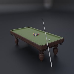 Pool table Game 3D model