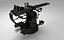 Twin 40mm Bofors low poly