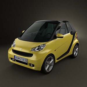 3d smart fortwo 2011