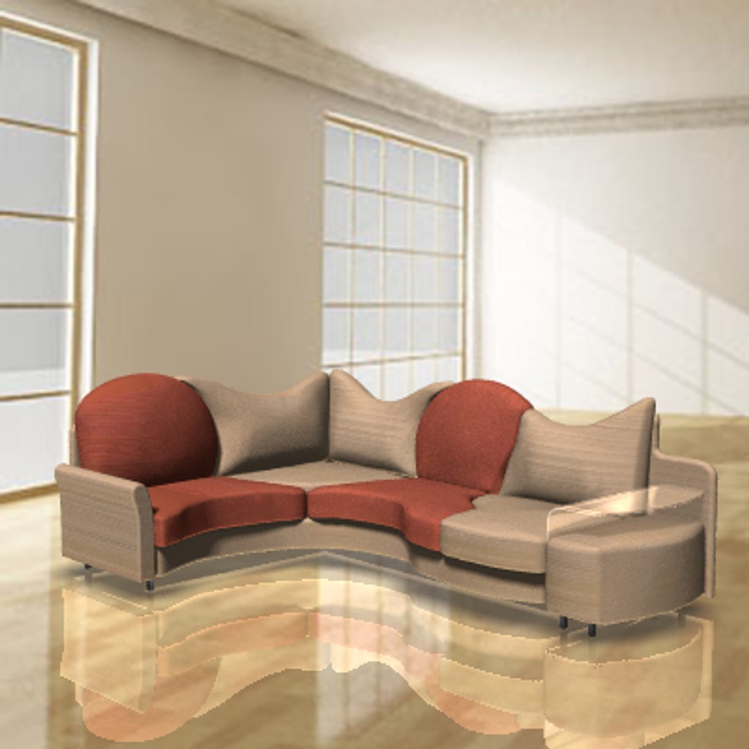 3d Model Divan Sofa