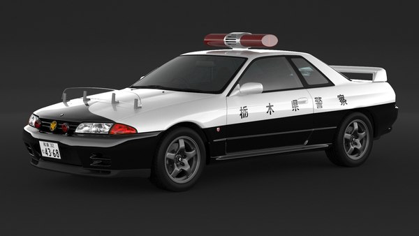 日産スカイラインGtr R32パトカー3Dモデル - TurboSquid 1414366