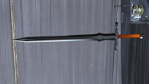 3D sword weapon model