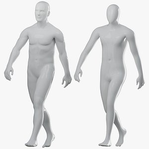 Animated Simple, and Detailed Men Mannequins