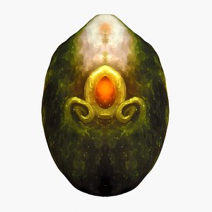 Eerie Alien Egg 3D model