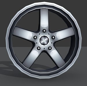 light alloy rim - 3d model