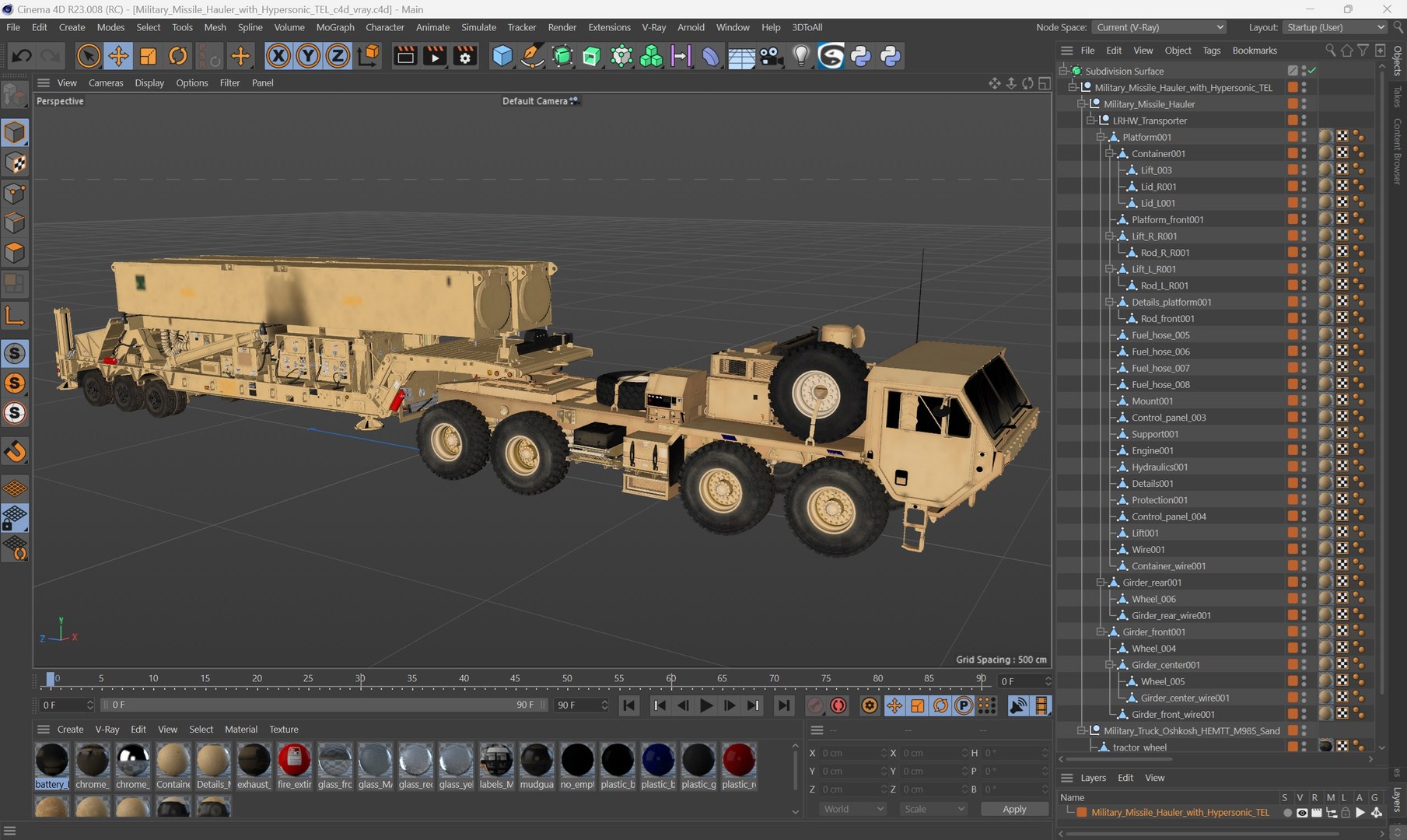 3D Military Missile Hauler with Hypersonic TEL model https://p.turbosquid.com/ts-thumb/zp/E9HtxP/NS/military_missile_hauler_with_hypersonic_tel_1003/jpg/1758715830/1920x1080/fit_q87/3921ecdc6bd3059ca201b146fff4982059c52b47/military_missile_hauler_with_hypersonic_tel_1003.jpg