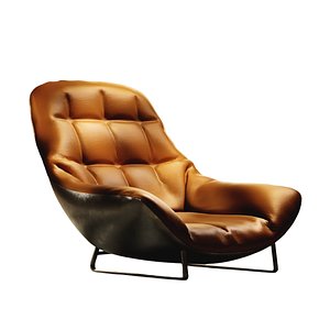 3D NEST Leather Recliner model
