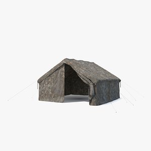 Army Tent UCP Used 3D model