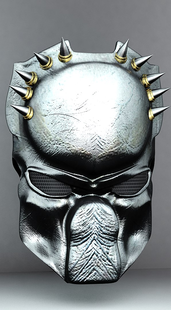Predator Mask 3d Model