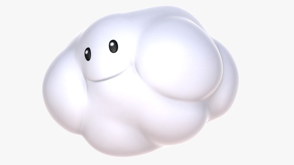 Lakitu cloud - super mario 3D model - TurboSquid 1561395