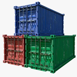 Cargo Container PBR Textures Collection
