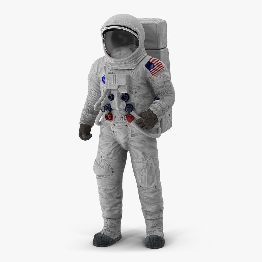A7L Spacesuit Rigged for Maya 3D model preview