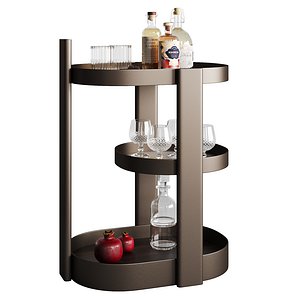 Cattelan Italia Tonic Trolley Bar
