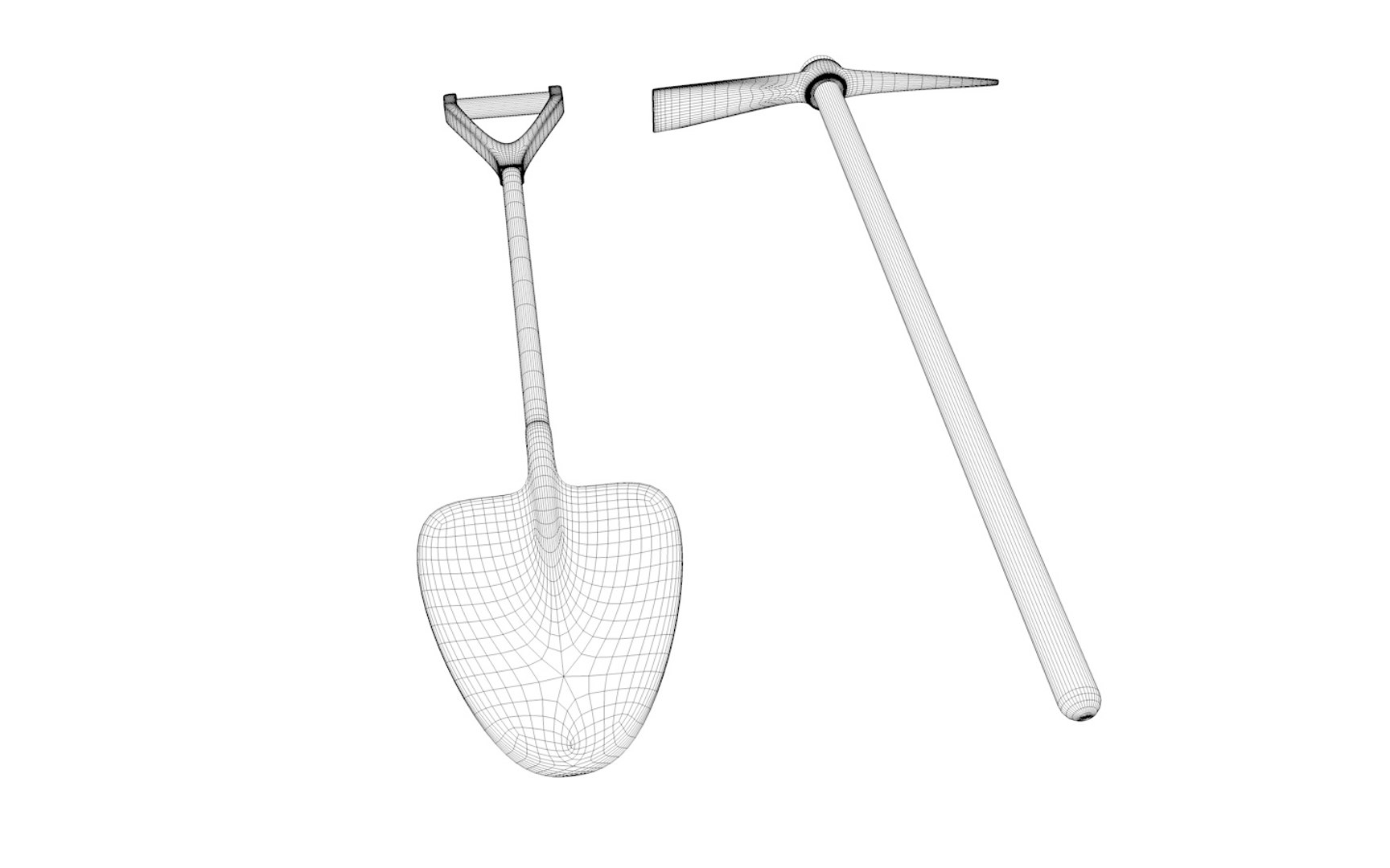 3ds Max Pick Shovel