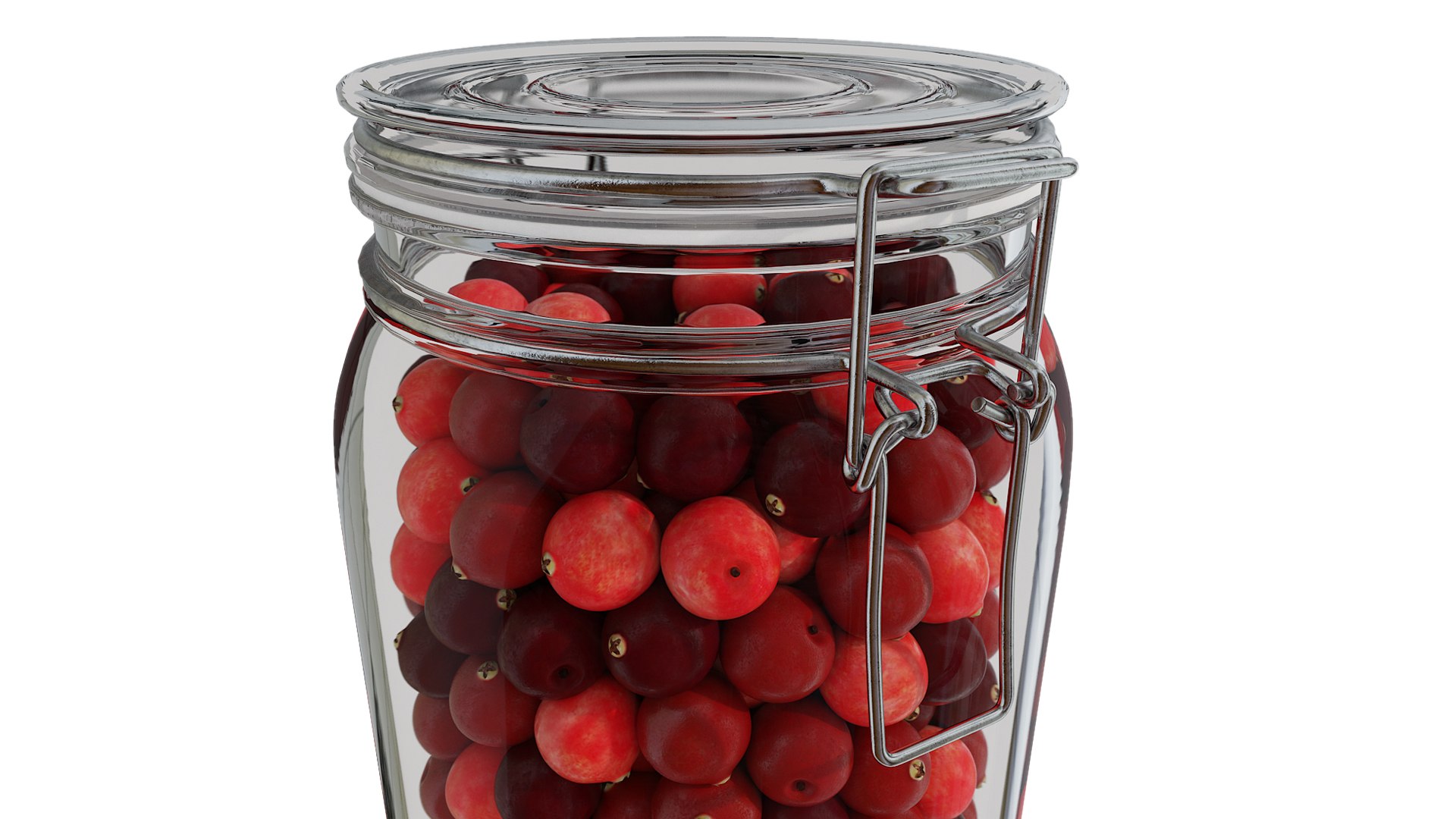 Cranberry Glass Jar 3D TurboSquid 2280736
