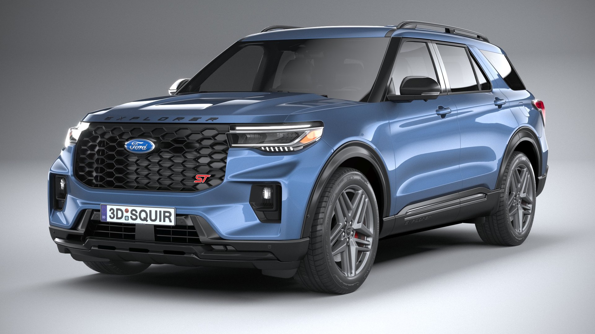 3D Ford Explorer ST 2025 - TurboSquid 2202124