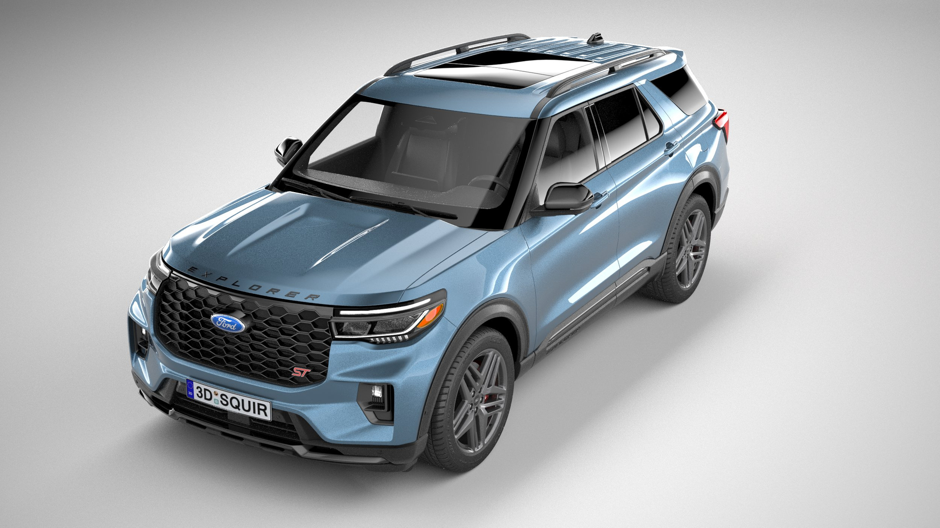3D Ford Explorer ST 2025 TurboSquid 2202124