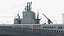 USS Drum SS-228 Submarine Rigged for Maya