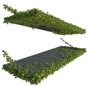 Pergola with Ivy v5 3D model
