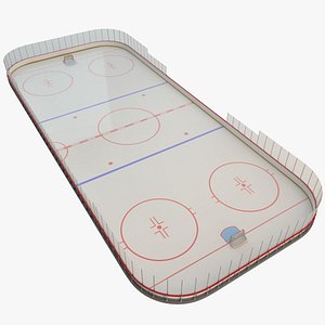 3d hockey rink model