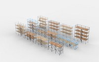 all modular scaffolding set 3D model